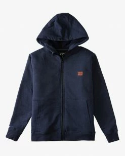 BILLABONG Boys' Hudson Sherpa Zip-Up Hoodie NAVY -Mens Accessories Sales 2022 abbft00110 billabongf nvy frt1 1