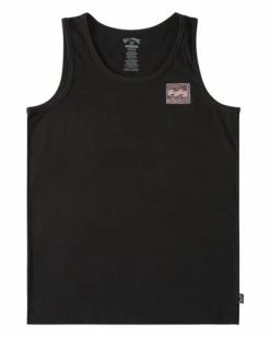 BILLABONG Boys' Crayon Wave Tank Top COASTAL BLUE