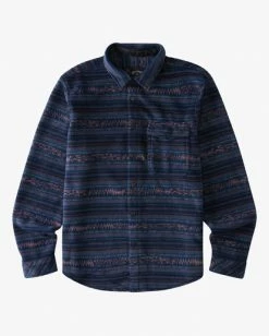 BILLABONG A/Div Furnace Flannel Shirt CAMO -Mens Accessories Sales 2022 abyft00101 billabongv nvy frt1 1