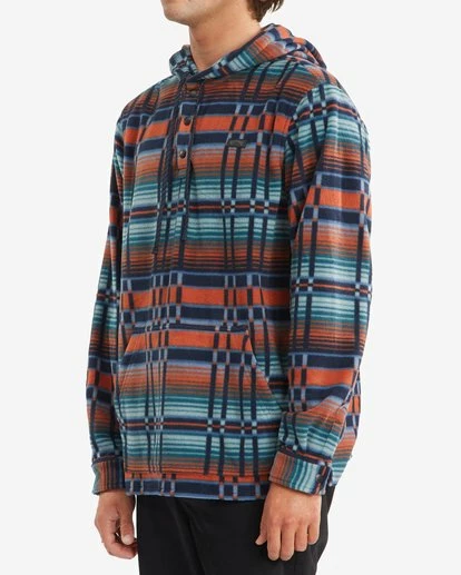 BILLABONG A/Div Furnace Fleece Anorak Jacket BLACK 5 BILLABONG A/Div Furnace Fleece Anorak Jacket BLACK - Image 5