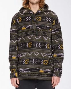 BILLABONG A/Div Furnace Fleece Anorak Jacket BLACK 14 BILLABONG A/Div Furnace Fleece Anorak Jacket BLACK -Mens Accessories Sales 2022 abyft00102 billabongw rav frt1 1