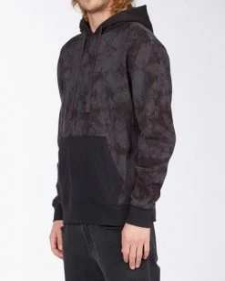 BILLABONG Wave Washed Blocked Pullover Hoodie ASPHALT -Mens Accessories Sales 2022 abyft00104 billabongw alt sd1 1