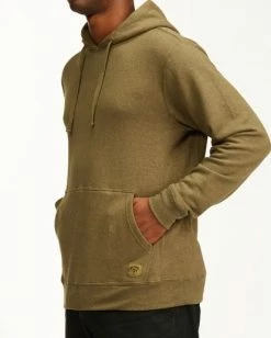 BILLABONG A/Div Ventura Hemp Pullover Hoodie MILITARY -Mens Accessories Sales 2022 abyft00106 billabongw mil dtl1 1
