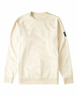 BILLABONG A/Div Dunes Lines Furnace Crew Neck Fleece STONE -Mens Accessories Sales 2022 abyft00129 billabongf stn frt1 1
