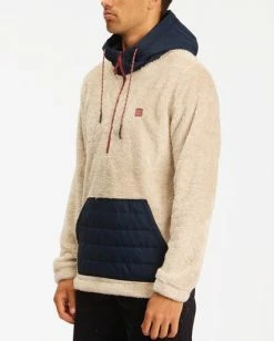 BILLABONG A/Div Badger Half-Zip Pullover Hoodie WALNUT -Mens Accessories Sales 2022 abyft00169 billabongw oah sd1 1