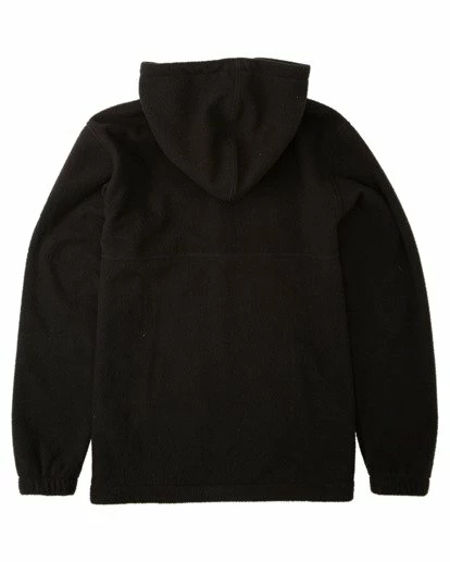 BILLABONG A/Div Boundary Zip-Up Sherpa Hoodie BLACK 7 BILLABONG A/Div Boundary Zip-Up Sherpa Hoodie BLACK - Image 7