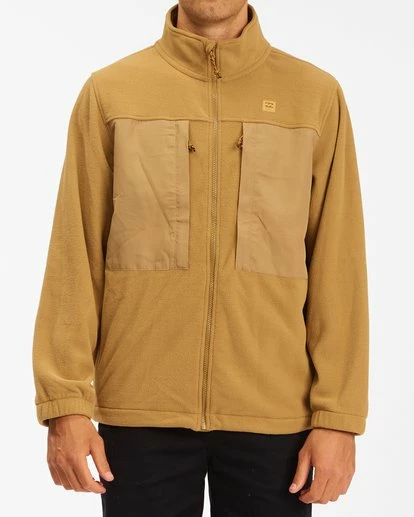 BILLABONG A/Div Canyon Graphene Zip-Up Fleece STONE 3 BILLABONG A/Div Canyon Graphene Zip-Up Fleece STONE - Image 3