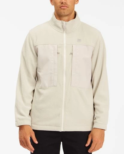 BILLABONG A/Div Canyon Graphene Zip-Up Fleece STONE 4 BILLABONG A/Div Canyon Graphene Zip-Up Fleece STONE - Image 4