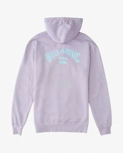 BILLABONG Arch Wave Washed Pullover Hoodie PURPLE HAZE -Mens Accessories Sales 2022 abyft00195 billabongf phz bck1
