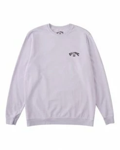 BILLABONG Arch Wave Washed Crew Neck Sweatshirt BLACK -Mens Accessories Sales 2022 abyft00199 billabongf lil frt1 1