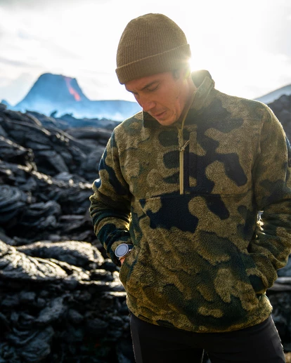 BILLABONG A/Div Boundary Burkard Mock Half-Zip Fleece HIGHLAND 2 BILLABONG A/Div Boundary Burkard Mock Half-Zip Fleece HIGHLAND - Image 2