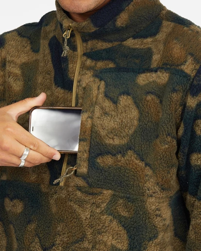 BILLABONG A/Div Boundary Burkard Mock Half-Zip Fleece HIGHLAND 7 BILLABONG A/Div Boundary Burkard Mock Half-Zip Fleece HIGHLAND - Image 7