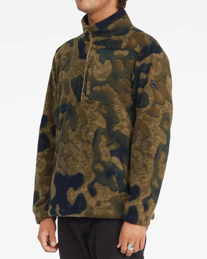 BILLABONG A/Div Boundary Burkard Mock Half-Zip Fleece HIGHLAND 5 BILLABONG A/Div Boundary Burkard Mock Half-Zip Fleece HIGHLAND - Image 5