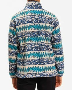 BILLABONG A/Div Boundary Half-Zip Mock Neck Fleece DARK OLIVE -Mens Accessories Sales 2022 abyft00205 billabongw m24 bck1 1