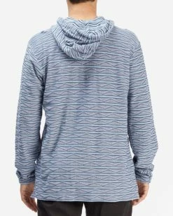 BILLABONG Flecker Lite Pullover Hoodie DENIM -Mens Accessories Sales 2022 abyft00211 billabongw den bck1 1