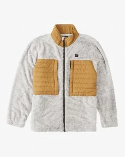 BILLABONG A/Div Glacier Mock Neck Zip-Up Jacket BLACK -Mens Accessories Sales 2022 abyft00218 billabongf ahh frt1 1