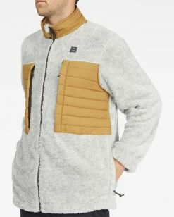 BILLABONG A/Div Glacier Mock Neck Zip-Up Jacket BLACK -Mens Accessories Sales 2022 abyft00218 billabongw ahh dtl2 1