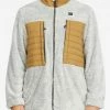 BILLABONG A/Div Glacier Mock Neck Zip-Up Jacket BLACK