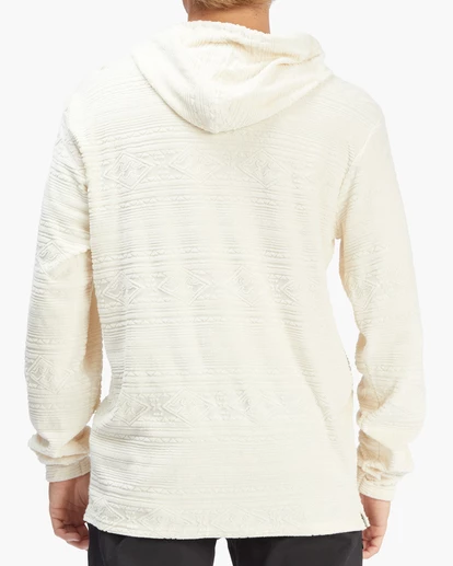 BILLABONG Flecker Jacquard Pullover Hoodie NATURAL 3 BILLABONG Flecker Jacquard Pullover Hoodie NATURAL - Image 3