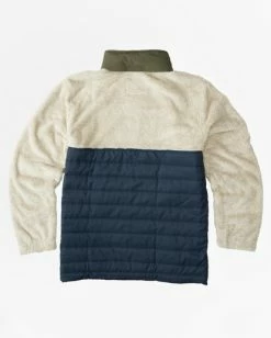BILLABONG A/Div Boundary Lite Offcut Half-Zip Pullover OATMEAL HEATHER -Mens Accessories Sales 2022 abyft00226 billabongf oah bck1 1