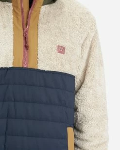 BILLABONG A/Div Boundary Lite Offcut Half-Zip Pullover OATMEAL HEATHER -Mens Accessories Sales 2022 abyft00226 billabongw oah dtl2 1