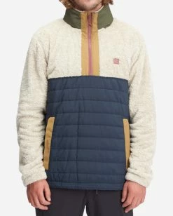 BILLABONG A/Div Boundary Lite Offcut Half-Zip Pullover OATMEAL HEATHER