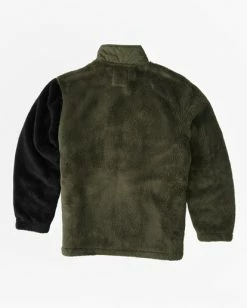 BILLABONG A/Div Glacier Offcut Mock Neck Zip-Up Jacket DARK OLIVE -Mens Accessories Sales 2022 abyft00227 billabongf dko bck1 1