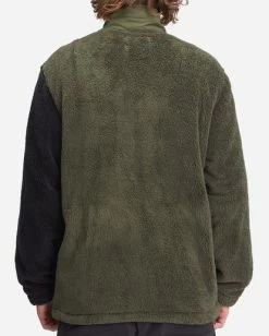 BILLABONG A/Div Glacier Offcut Mock Neck Zip-Up Jacket DARK OLIVE -Mens Accessories Sales 2022 abyft00227 billabongw dko bck1 1