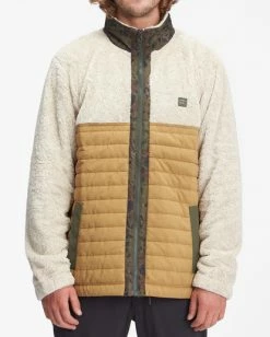 BILLABONG A/Div Boundary Offcut Zip-Up Jacket OATMEAL HEATHER