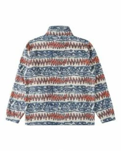 BILLABONG A/Div Boundary Half-Zip Mock Neck Pullover DUSTY BLUE -Mens Accessories Sales 2022 abyft00231 billabongf dyb bck1 3