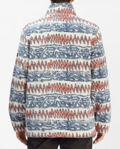 BILLABONG A/Div Boundary Half-Zip Mock Neck Pullover DUSTY BLUE -Mens Accessories Sales 2022 abyft00231 billabongw dyb bck1 3