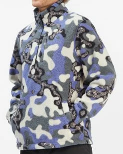 BILLABONG A/Div Otis Boundary Mock Neck Half-Zip Pullover CAMO -Mens Accessories Sales 2022 abyft00234 billabongw cmm dtl1 2