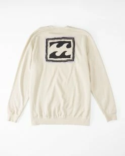 BILLABONG Wave Washed Crayon Wave Crewneck Pullover Sweater BONE 9 BILLABONG Wave Washed Crayon Wave Crewneck Pullover Sweater BONE -Mens Accessories Sales 2022 abyft00239 billabongf bon bck1 1
