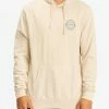 BILLABONG Wave Washed Rotor Arc Pullover Hoodie BONE