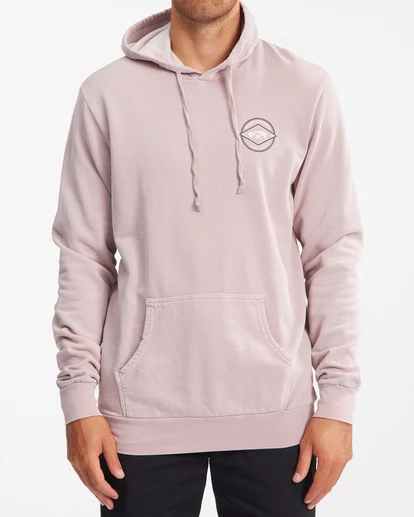 BILLABONG Wave Washed Rotor Arc Pullover Hoodie BONE 2 BILLABONG Wave Washed Rotor Arc Pullover Hoodie BONE - Image 2
