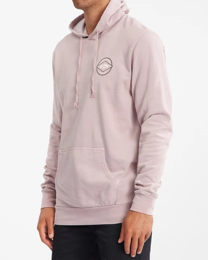 BILLABONG Wave Washed Rotor Arc Pullover Hoodie BONE 3 BILLABONG Wave Washed Rotor Arc Pullover Hoodie BONE - Image 3
