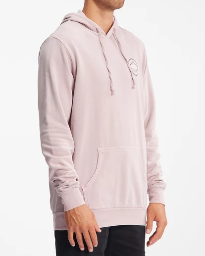 BILLABONG Wave Washed Rotor Arc Pullover Hoodie BONE 4 BILLABONG Wave Washed Rotor Arc Pullover Hoodie BONE - Image 4