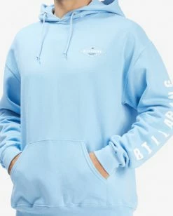 BILLABONG Diamond Pullover Hoodie LIGHT BLUE -Mens Accessories Sales 2022 abyft00242 billabongw lbl dtl2 1