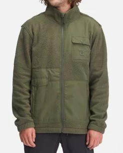 BILLABONG A/Div Boundary Trail Zip-Up Offcut Jacket DARK OLIVE