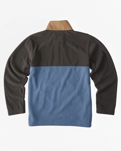 BILLABONG A/Div Boundary Mock Half-Zip Contrast Fleece RAVEN 8 BILLABONG A/Div Boundary Mock Half-Zip Contrast Fleece RAVEN - Image 8
