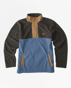 BILLABONG A/Div Boundary Mock Half-Zip Contrast Fleece RAVEN 14 BILLABONG A/Div Boundary Mock Half-Zip Contrast Fleece RAVEN -Mens Accessories Sales 2022 abyft00252 billabongf rav frt1 1