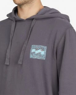 BILLABONG Crayon Wave Pullover Hoodie CHARCOAL -Mens Accessories Sales 2022 abyft00255 billabongw chr dtl1 1