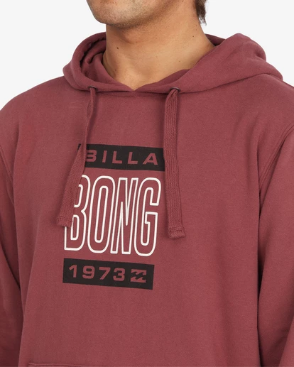 BILLABONG Bong Hoodie BURGUNDY 4 BILLABONG Bong Hoodie BURGUNDY - Image 4