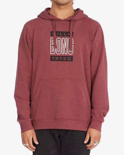 BILLABONG Bong Hoodie BURGUNDY 1 BILLABONG Bong Hoodie BURGUNDY