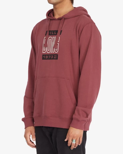 BILLABONG Bong Hoodie BURGUNDY 2 BILLABONG Bong Hoodie BURGUNDY - Image 2