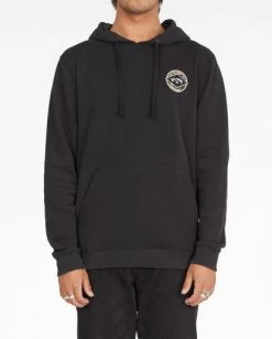 BILLABONG Rotor Arch Pullover Hoodie BLACK
