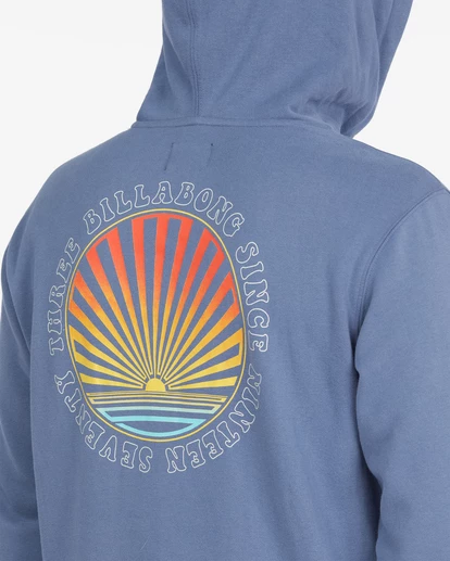 BILLABONG Seventy Three Pullover Hoodie SLATE BLUE 4 BILLABONG Seventy Three Pullover Hoodie SLATE BLUE - Image 4