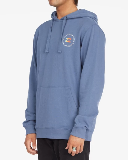 BILLABONG Seventy Three Pullover Hoodie SLATE BLUE 2 BILLABONG Seventy Three Pullover Hoodie SLATE BLUE - Image 2