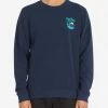 BILLABONG Airfare Crewneck Sweatshirt NAVY