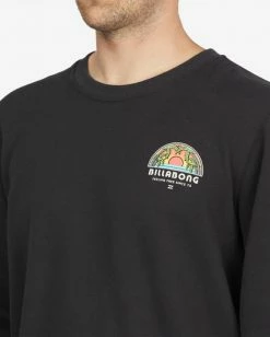 BILLABONG Sunset Crewneck Sweatshirt BLACK -Mens Accessories Sales 2022 abyft00262 billabongw blk dtl2 1